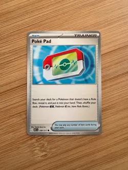 Poke Pad 198/217 Ascended Heroes Pokemon Trainer Mint/NM - Image 1