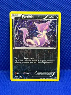 Pokemon Tcg Purrloin RC13/RC25 Legendary Treasures Radiant Collection - Image 1