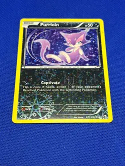 Pokemon Tcg Purrloin RC13/RC25 Legendary Treasures Radiant Collection - Image 2