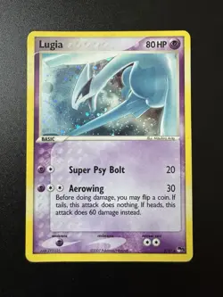 Pokemon Lugia 2/17 POP Series 5 Holo Rare 80HP Basic Psychic 2007 Pokemon TCG - Image 1