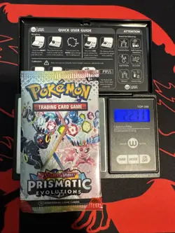 22.71g Heavy - Pokemon TCG S&V - Prismatic Evolution Booster Pack! Semi GOD U - Image 1