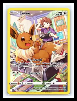 💥 Eevee TG11/TG30 Swsh09: Brilliant Stars Trainer Gallery Holo Pokemon TCG 2022 - Image 1