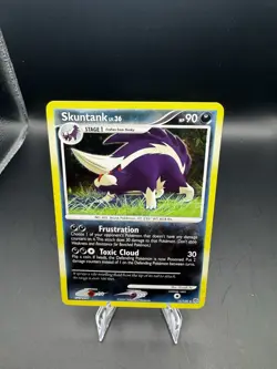 2007 Pokemon Skuntank Holo Rare 15/130 - Diamond & Pearl - [Vintage] - Image 4