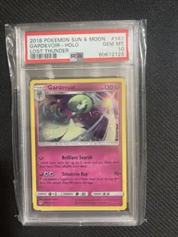 1 Pokemon Gardevoir 141/214 PSA 10 Sun & Moon Lost Thunder #141 *READ DESCRPTN* - Image 1