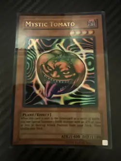 Yu-Gi-Oh Mystic Tomato - HL03-EN005 - Ultra Parallel Rare NM - Image 1