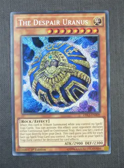 The Despair Uranus DRL3 1st Ed - Secret Rare - Yugioh Card #7FX - Image 1