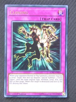 Cloning LCKC - Ultra Rare - Yugioh Card #5JD - Image 1