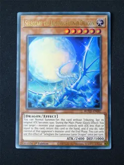 Seleglare the Luminous Lunar Dragon ROTD Ultra Rare - 1st ed Yugioh Card #1VD - Image 1