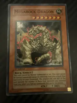 Yu-Gi-Oh Megarock Dragon - TLM-EN015 - Super Rare - 1st Edition MP - Image 1