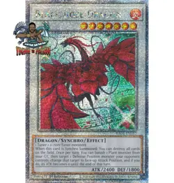 Yugioh! 1x Black Rose Dragon Alt Art RA04-EN057 Quarter Century Secret Rare NM - Image 1