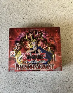 Vintage 2002 Yugioh TCG Pharaohs Servant Booster Box Sealed And Mint - Image 1