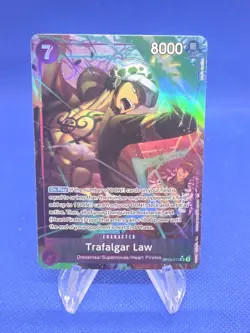 One Piece Legacy of the Master Trafalgar Law OP12-073 Alternate Alt Art NM - Image 1