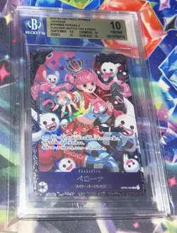 One Piece CCG Perona Flagship Battle Top 8 Prize Japanese Promo OP06-093 BGS 10 - Image 1