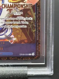 One Piece Regional Championship 25-26 Top 64 Prize ENG Nami BGS 9.5 - Image 4