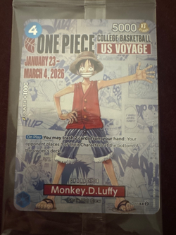 Monkey.D.Luffy (055) (College Basketball US Voyage) P-055 One Piece - Image 1