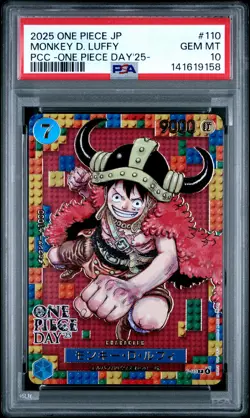 2025 ONE PIECE JPN PREMIUM COLLECTION ONE PIECE DAY'25 MONKEY D. LUFFY PSA 10 - Image 1