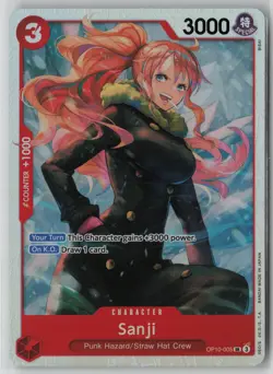 Sanji OP10-005 One Piece Royal Blood Super Rare Near Mint - Image 1