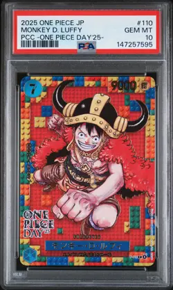 2025 ONE PIECE JPN PREMIUM COLLECTION ONE PIECE DAY'25 MONKEY D. LUFFY PSA 10 - Image 1