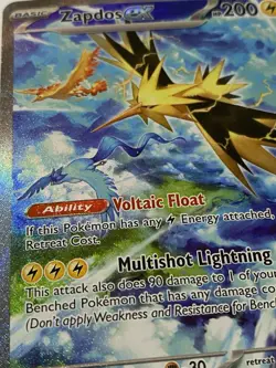 Pokemon TCG Zapdos EX Scarlet & Violet 151 Card SIR NM/M Condition 202/165 - Image 2