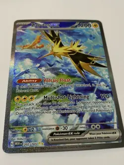 Pokemon TCG Zapdos EX Scarlet & Violet 151 Card SIR NM/M Condition 202/165 - Image 3