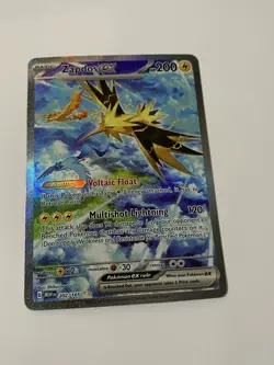 Pokemon TCG Zapdos EX Scarlet & Violet 151 Card SIR NM/M Condition 202/165 - Image 4
