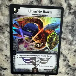 Duel Masters TCG Ultracide Worm S3/S5 - Super Rare Foil Card - Image 2