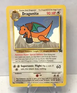 Pokemon TCG Dragonite #5 Black Star Promo WB the First Movie Stamped Card (MP) - Image 1