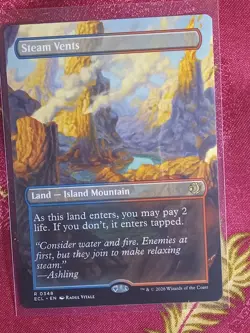 EXTENDED Steam Vents Lorwyn Eclipsed Magic The Gathering MTG Card shock land - Image 1