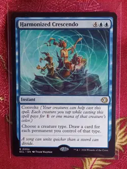 Harmonized Crescendo Lorwyn Eclipsed Magic The Gathering MTG Card blue instant - Image 1