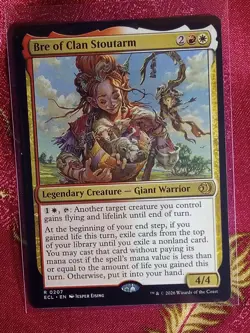 RARE Bre of Clan Stoutarm Lorwyn Eclipsed Magic The Gathering ccg MTG game Card - Image 1