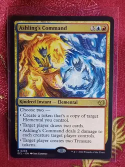 Ashling's Command Lorwyn Eclipsed Magic The Gathering MTG Card Red Blue Element - Image 1