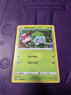 Bulbasaur SWSH231 Pokemon Go Black Star Promo Holo NM Pokemon Card - Image 1