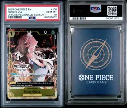 One Piece Card Game - Nico Olvia (OP09-106) Offline Regionals S1 Foil PSA 10 - Image 3