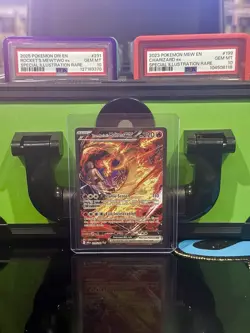 Pokemon TCG Team Rockets Moltres EX Card 229/182 Destined Rivals - Image 1