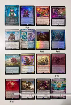Magic The Gathering: Lorwyn Eclipsed 12 Rares Card Lot. Leaf Crowned Visionary. - Image 1