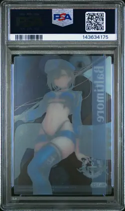 2025 BUSHIROAD TRADING CARD COLL CLEAR AZUR LANE VOL.5 #122 BALTIMORE PSA 10 - Image 2