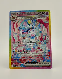 Sylveon EX Prismatic Evolutions Holo Special Illustration Card 156/131 NM/M - Image 1