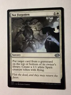 Not Forgotten #222 (NM) (Non-Foil) (U) (J22) Magic MTG - Image 1