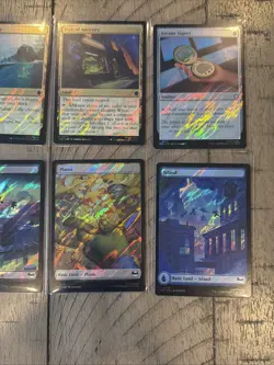TMNT Lot C 10 Surge Foil Lands + Artifact MTG NM/M - Image 4