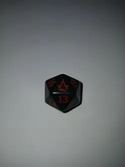 Magic The Gathering UNIVERSES BEYOND ASSASSIN'S CREED D20 SPINDOWN DICE DIE MTG - Image 1