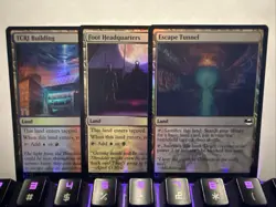 MTG Teenage Mutant Ninja Turtles Lot Of 3 Land Foils TMNT Pack Fresh - Image 1