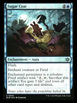Sugar Coat (foil) Bloomburrow NM+ *Mythic Relics* - Image 1