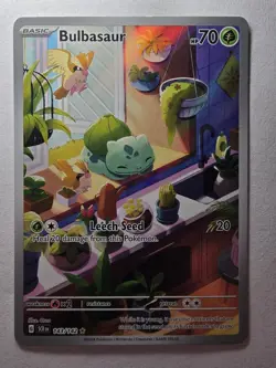 Pokemon TCG: Bulbasaur 143/142 - SV: Stellar Crown - Illustration Rare NM - Image 2
