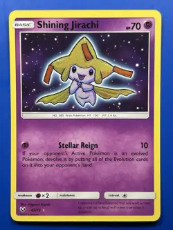 Shining Jirachi 42/73 • Shining Legends • LP • Pokemon TCG - Image 1