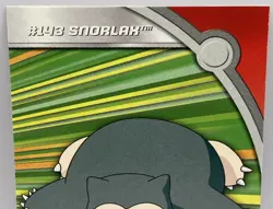 Pokemon Snorlax #143 HV14 Topps Blue Logo TV Animation Edition 2000 - Image 4