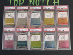 2021 2023 POKEMON JAPANESE YU NAGABA X PCG CHAMPION PSA 10 SET W/ PIKACHU AL2 - Image 1