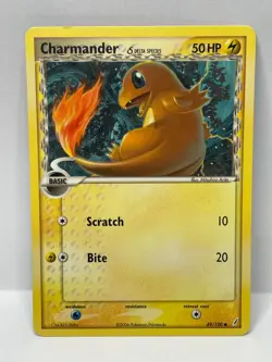 Pokemon TCG Crystal Guardians Charmander Common 49/100 - Image 1
