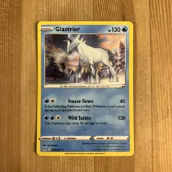 Pokemon TCG Glastrier Sword & Shield - Lost Origin 051/196 Regular Holo Rare - Image 1