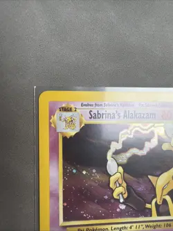 Pokemon Vintage Holo Sabrina's Alakazam 16/132 Gym Challenge Wotc MP/HP - Image 2
