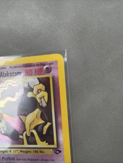 Pokemon Vintage Holo Sabrina's Alakazam 16/132 Gym Challenge Wotc MP/HP - Image 3